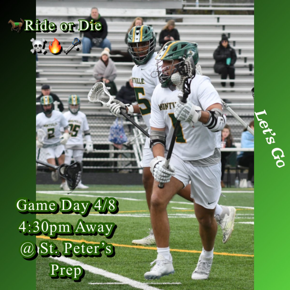 🐎Game Day!! Away @ St. Peter’s Prep 4:30pm- Let’s Go - Ride or Die ☠️🔥🥍 @MTHSStampede @MustangsMTHS @MTHSAthBoosters @bigstatesports @MikeKinneyHS @MikeGurnis @MontvilleTAP @MontvilleTwpSch