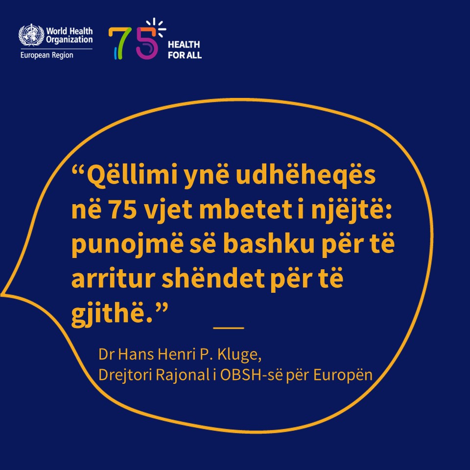 WHOAlbania's tweet photo. #Dita Botërore e Shëndetit!

Shëndeti është e drejtë e njeriut. Të gjithë meritojnë përkujdesje shëndetësore cilësore &amp; autonomi trupore pa diskriminim.

OBSH i bën thirrje botës të ngrihet për të kërkuar që: #Shëndeti im e drejta ime 🌎🏥

Më shumë:

https://t.co/xNHYbaEVPL https://t.co/mNf5Cbw0Oi