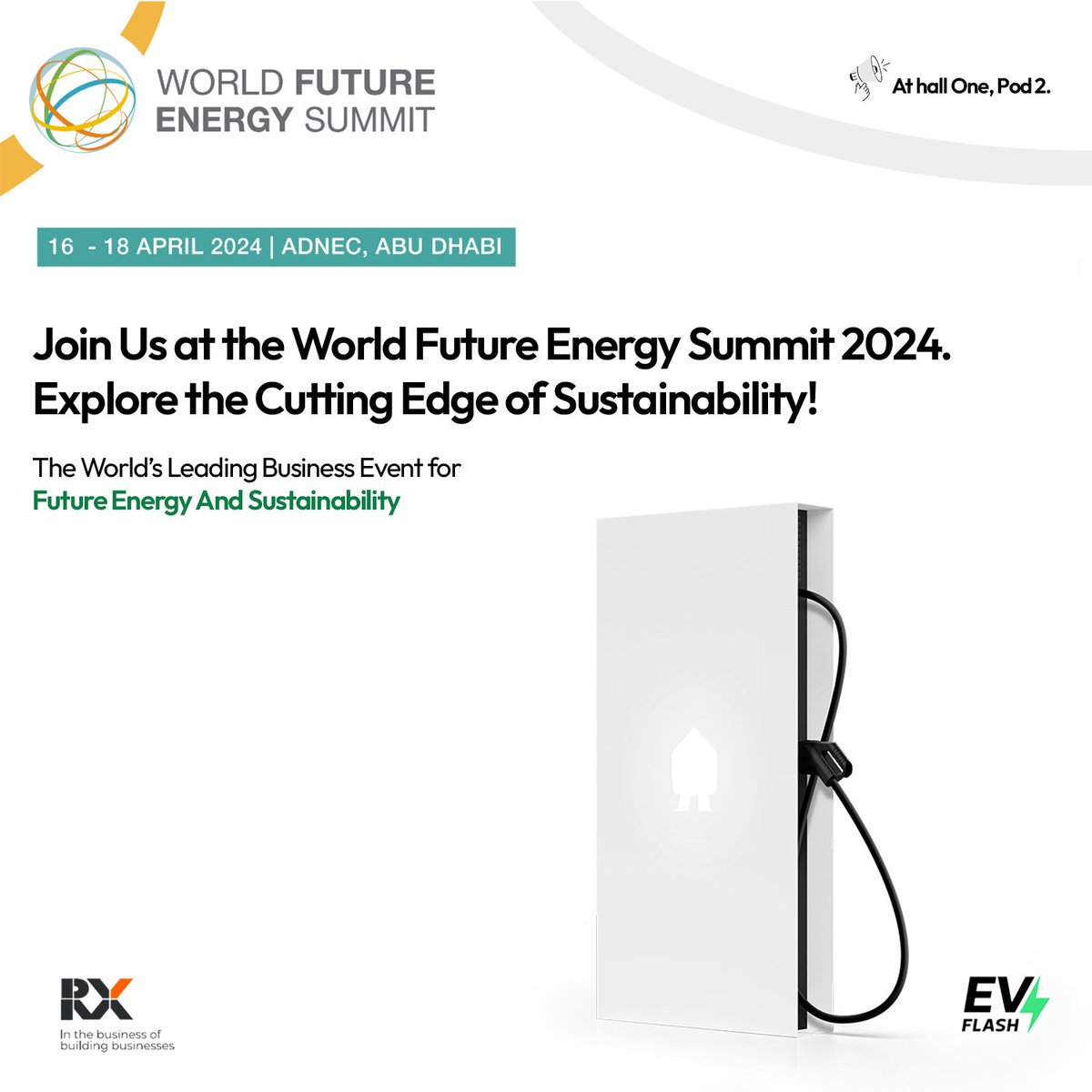 ev_flash's tweet photo. The Future of Energy Awaits: Join Us at WFES 2024!

Calling all energy innovators, sustainability champions, and anyone curious about the future of our planet!

EV Flash is thrilled to announce our participation in the World Future Energy Summit (WFES) 2024. https://t.co/6yjSMDInPl