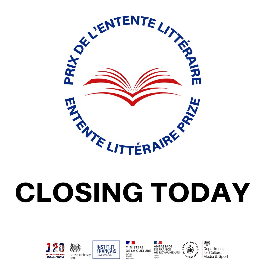 Today marks the 120th anniversary of the Entente Cordiale between the UK and France, as well as the LAST CHANCE to enter the Entente Littéraire Prize and win €8000🇫🇷🇬🇧 You can submit your entry here bit.ly/RSL_ELP