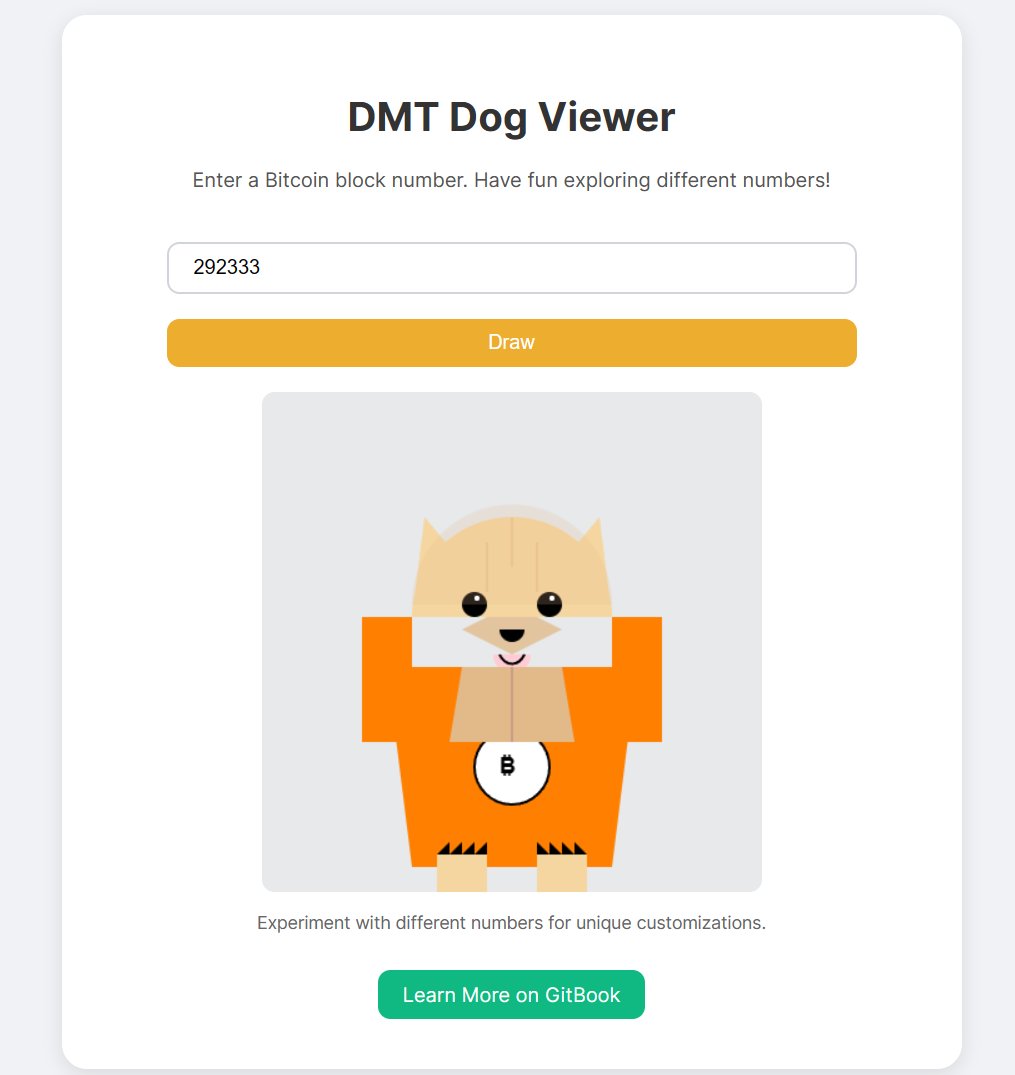 tapdmtdog's tweet photo. Explore our new dmt-dog viewer!

Gitbook is coming soon. The development of the art is still in progress, 20% completed. https://t.co/6ARGNE2R9L