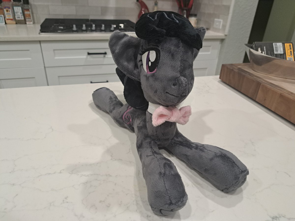 ManehattanPlush's tweet photo. Do you have a plushie?  Wouldn't you be happier if you did?

I'm raffling this Octavia pony plushie!

Like, retweet, follow, and comment  your favorite pony or horse and I'll select one winner on April 9th, unicorn day!  (USA only. Because I pay shipping).

#MLP #ArtRaffle https://t.co/E7psh52LGj