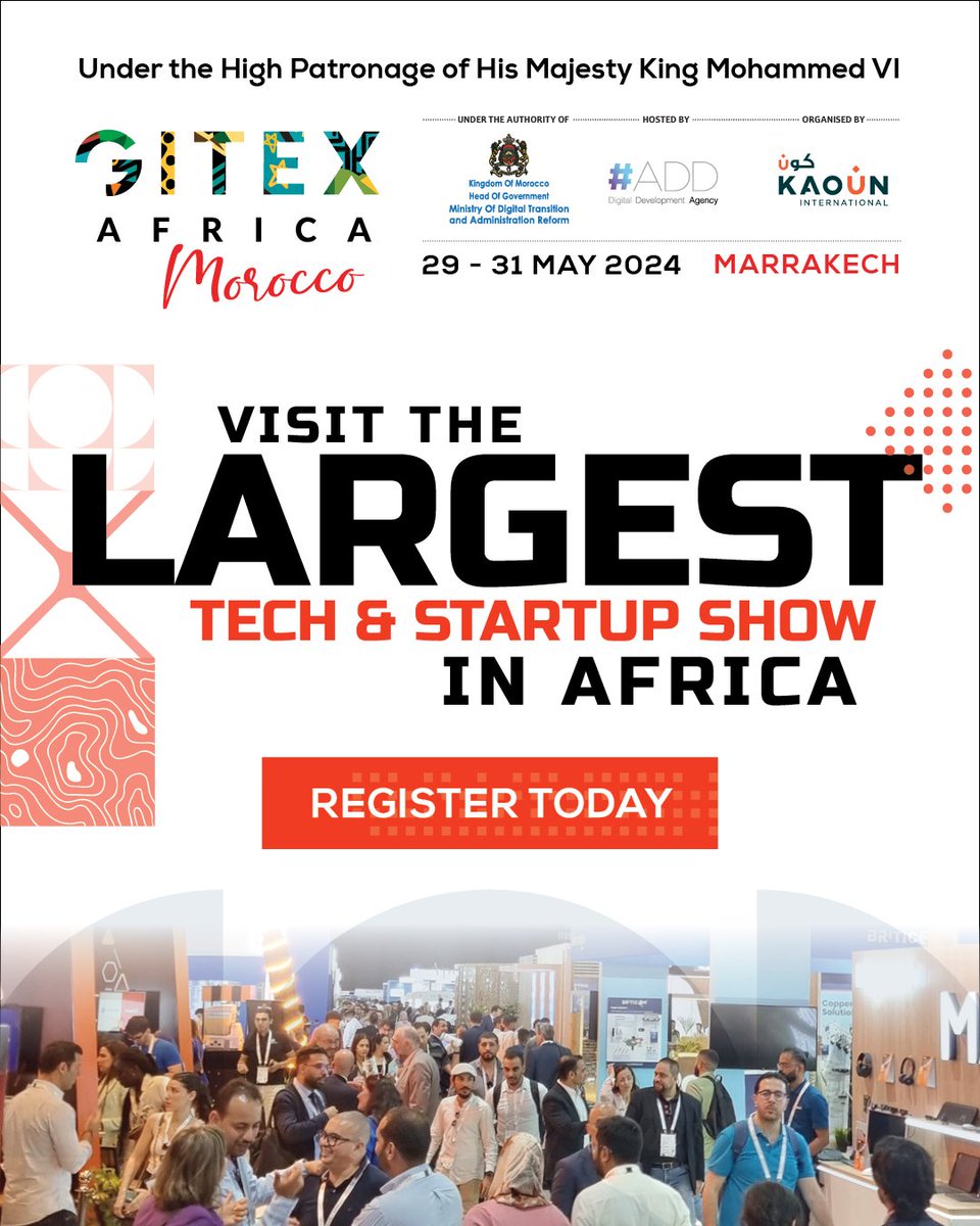 We are delighted to announce our partnership with <a href="/GITEXAfrica/">GITEX AFRICA</a>  2024 as a Media Partner 📷.

The World’s gateway to Africa and the continent’s largest tech &amp; startup show, the global leader in Africa’s digital transformation.

Experience the curated collection of tech disrupters.
