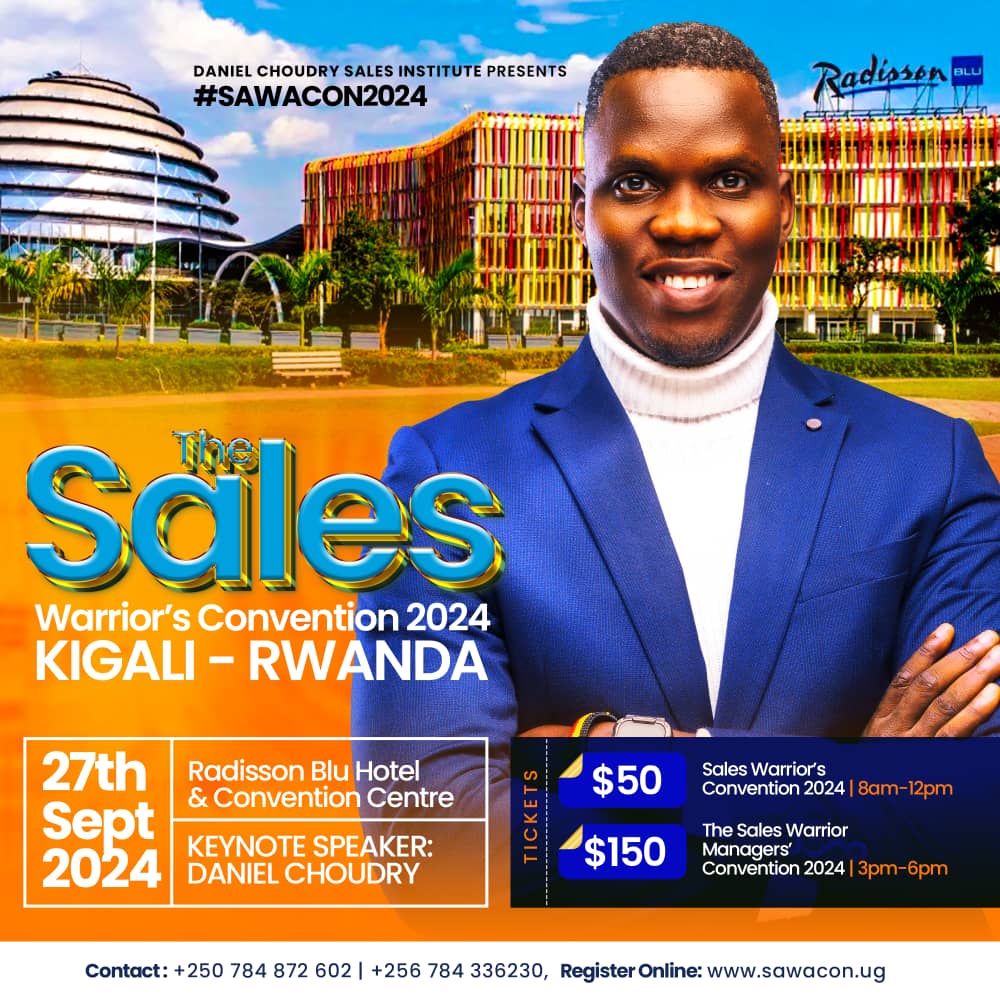 Do your absolute best and allow God to marvel at His Glory through your Works. Hello Kigali Rwanda, the #SAWACON2024 is coming to your town this September!
Be a part of this