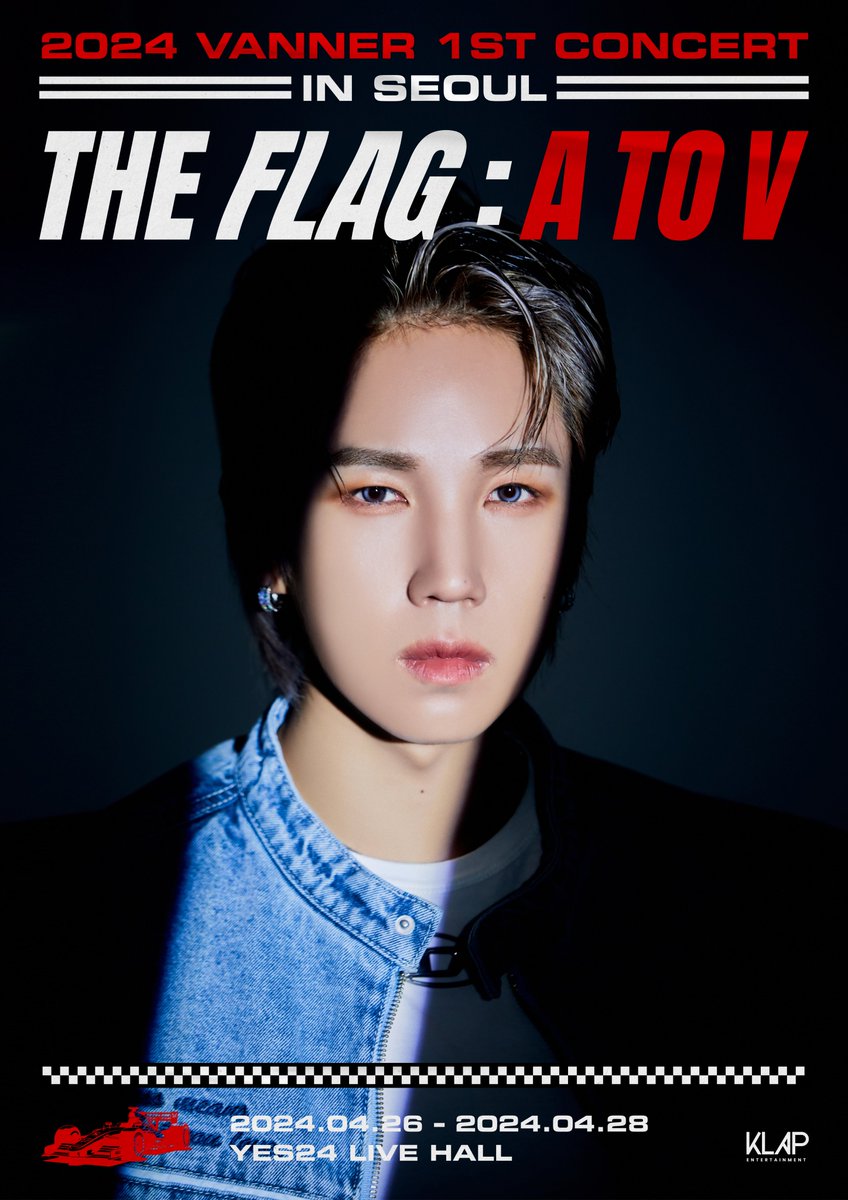 2024 VANNER 1ST CONCERT
[THE FLAG : A TO V] IN SEOUL
#성국 #SUNGKOOK 

🏁 공연 일시
2024.04.26 (금) 8PM (KST)
2024.04.27 (토) 6PM (KST)
2024.04.28 (일) 5PM (KST)

🏁 공연 장소
YES24 LIVE HALL

#VANNER #배너
#THEFLAG_ATOV