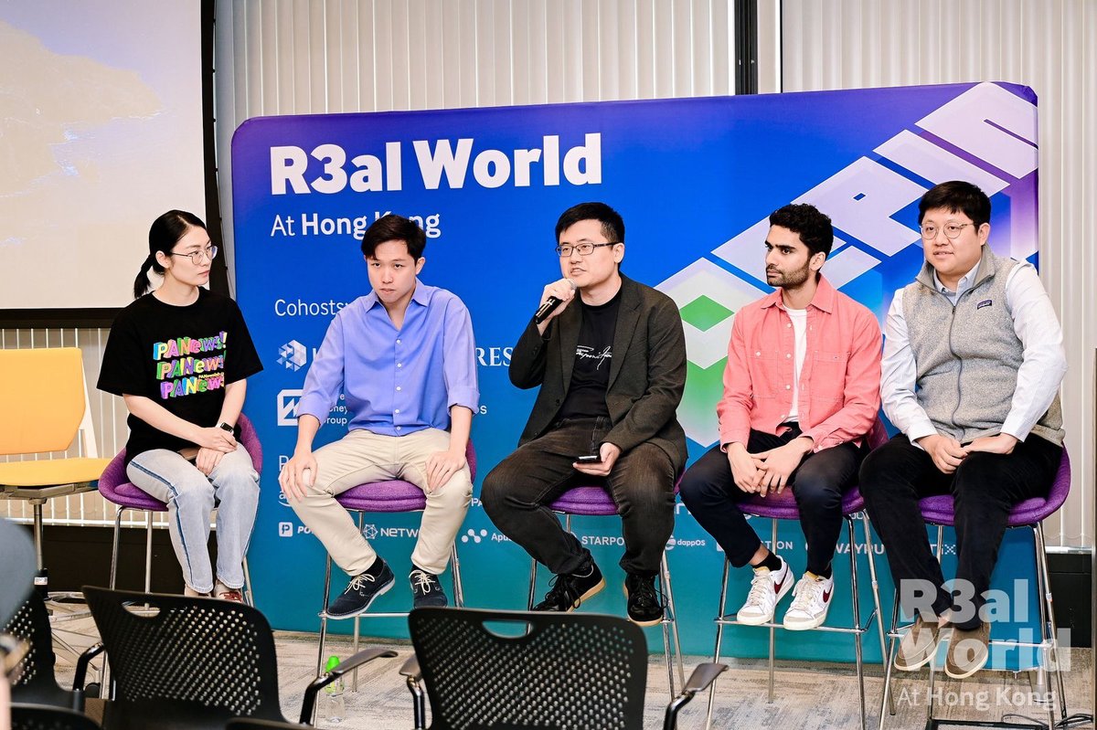 PANONY & PANews Partner Yolanda Chung hosted a VC Panel on Real World in Hong Kong @fmgroupxyz @ForesightVen @Web3LabsClub, and conversed with @knimkar from @SolanaFndn, Henry from @SummerEverest, Sky Lai from J17 Capital, @MehdiFarooq2 from @animocabrands, and @sl_fmgroup from…