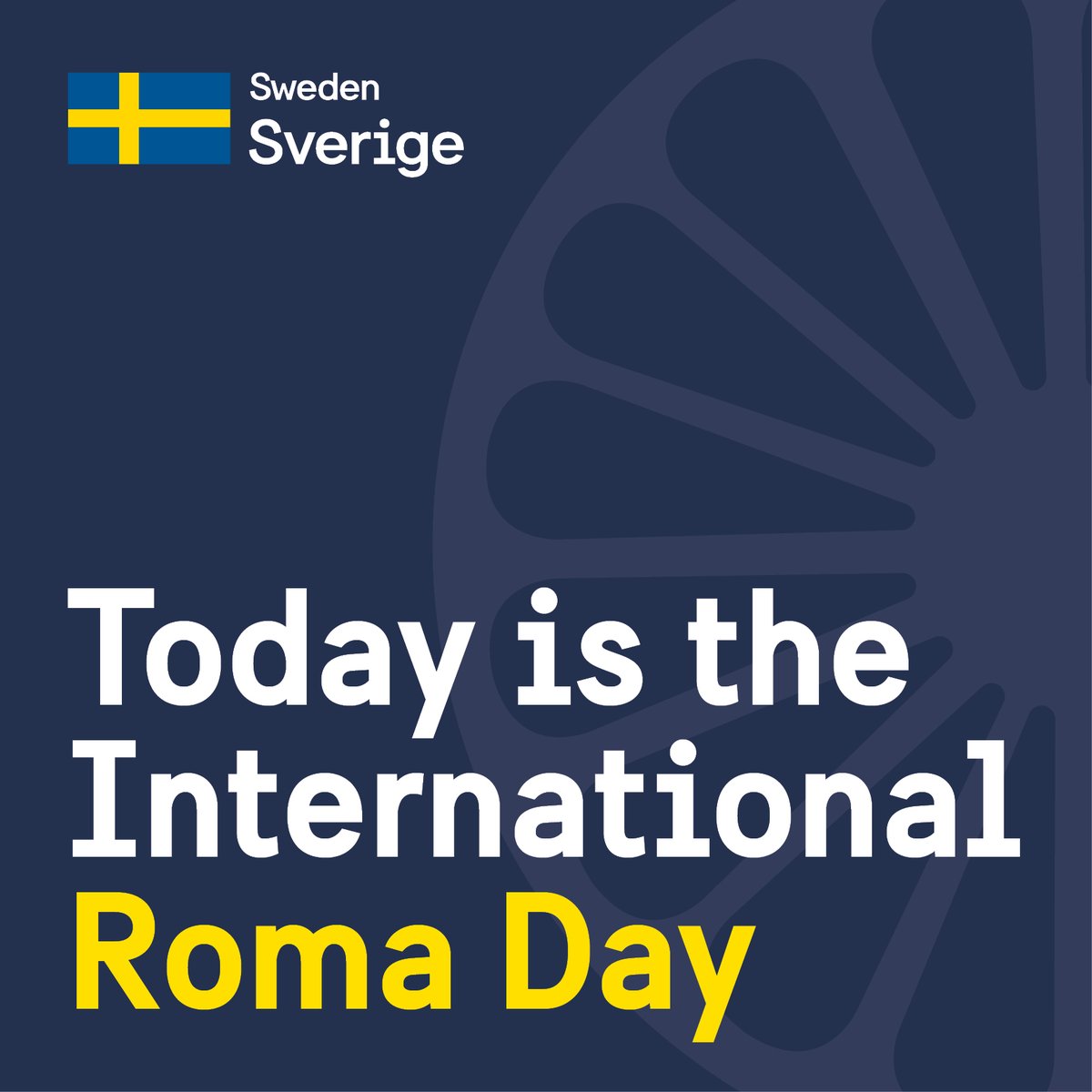 Today is #InternationalRomaDay. Sweden is working to ensure that the Roma have the same opportunities in life as everyone else and to combat antigypsyism. Read more about the Government’s efforts here ⬇️ government.se/information-ma…