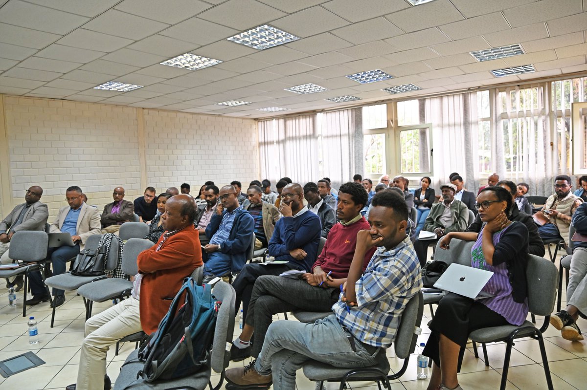 Dr. Yeraswork Admassie, Executive Director of @forum_fss, graciously delivered the opening remarks, setting a thoughtful tone for our event 'Reflections on the Ethiopian Revolution: Between History and Theory.' #EthiopianRevolutionOpening