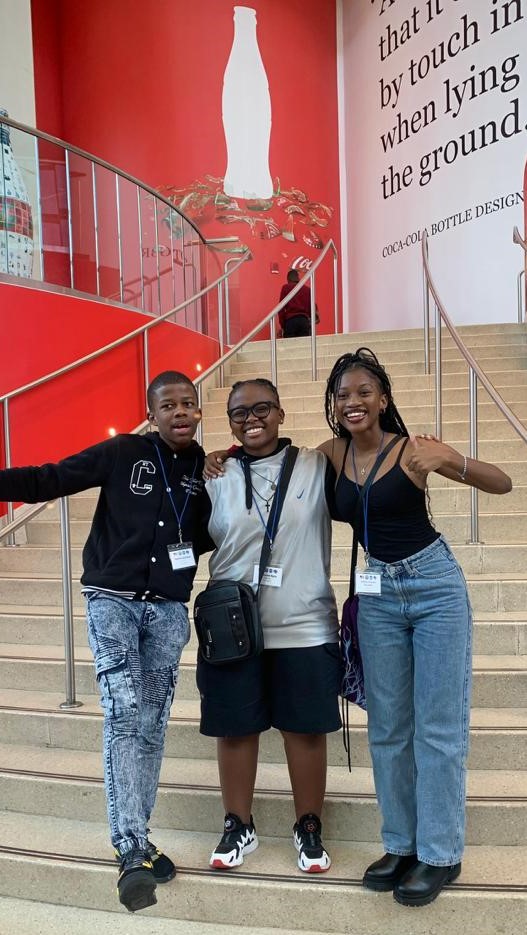 Meet students Nthato Nxumalo (St. Michaels High School), Anyandziswa Gama (St. Marks High School), and Mayenziwe Gama (Waterford Kamhlaba United College) and their mentor Siboniso Sihlongonyane (SAIM Christian High School), who were selected to travel to the U.S. as part of the