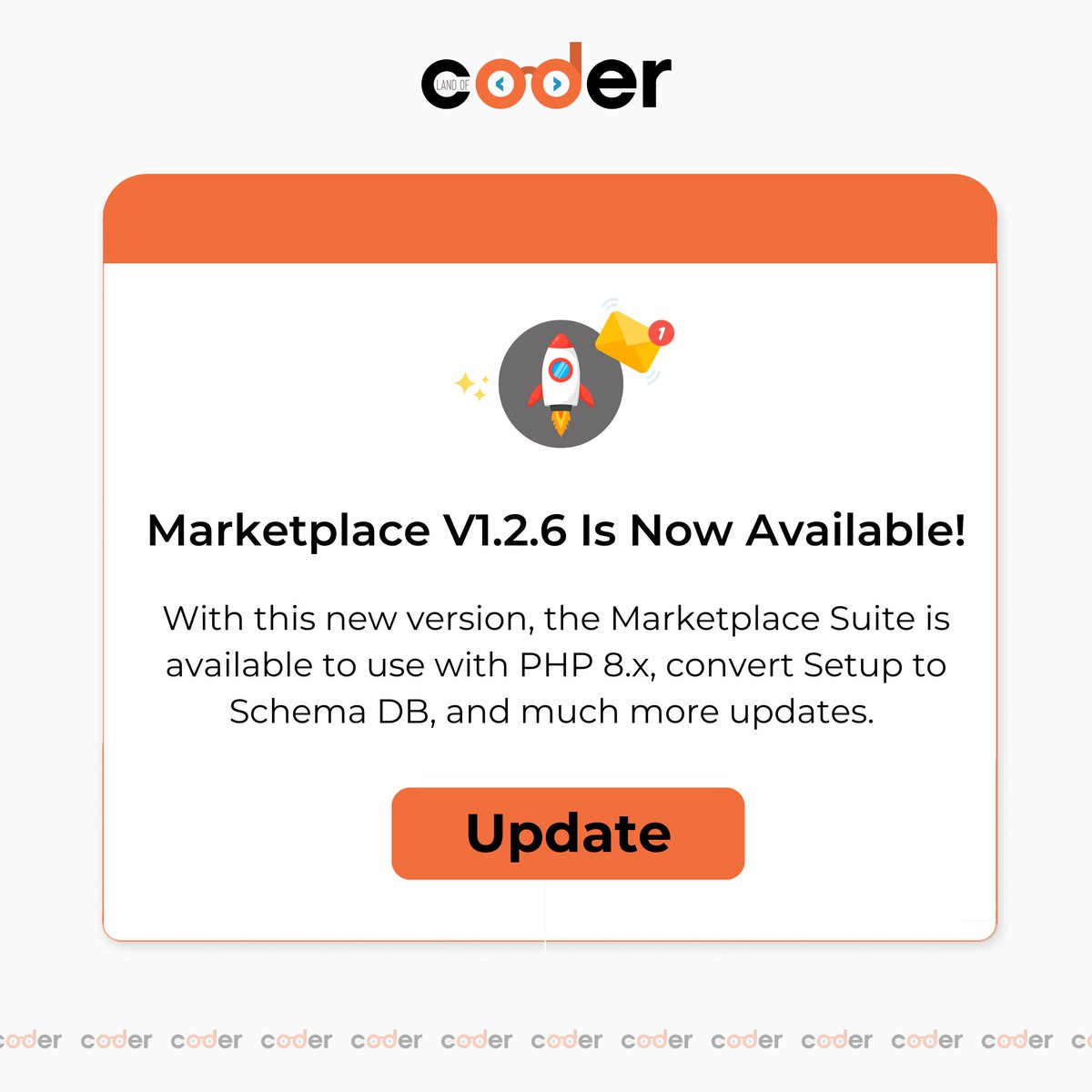 landofcoder's tweet image. RELEASE NOTE: Marketplace's latest version is ready to download! 🚀
What's new in V1.2.6?:
🛠️ Compatible with PHP 8.x
👨💻 Updated Magento 2 Coding Standards
🔧 Schema DB Converted
🐞 Bug Fixes Galore
How to get this latest version? 👇👇
landofcoder.ticksy.com/article/19342
#landofcoder