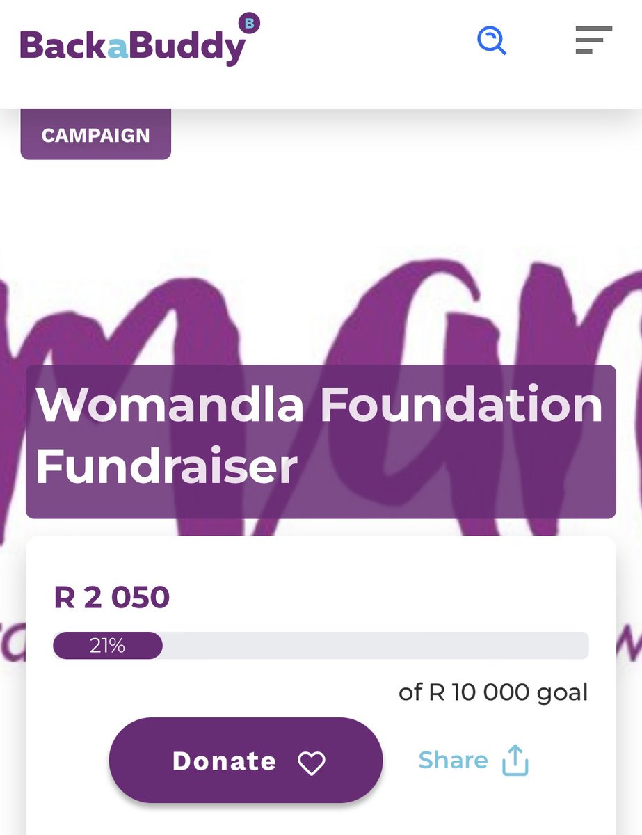 Womandla1's tweet photo. We’re 20% there! Thank you to all those who have kickstarted the donation drive.
Friends, We need you help to make the ongoing campaign a success! Remember to donate towards the Dignity Drive and keep our Durban Girls in School!
To donate click the link -https://t.co/mcJIXkwML1 https://t.co/hLwCuWTMmg