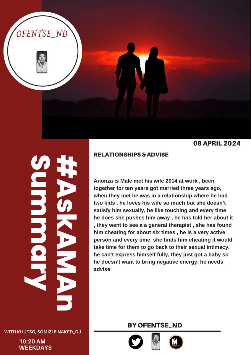 ofentse_nd's tweet image. HE WANTS MORE  #AskAMan