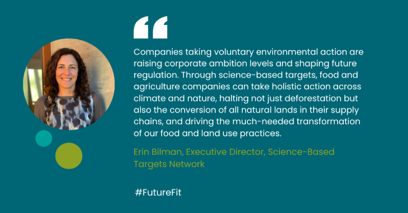 Companies can mitigate ½ of global #FoodSystem emissions for <2% of the sector’s annual revenues in 2025-2030.

With #ScienceBasedTargets #ForNature, they can take holistic food & land use action.

Learn more in new #FutureFit reports from @FOLUCoalition, @WMBTweets and @WBCSD.👇