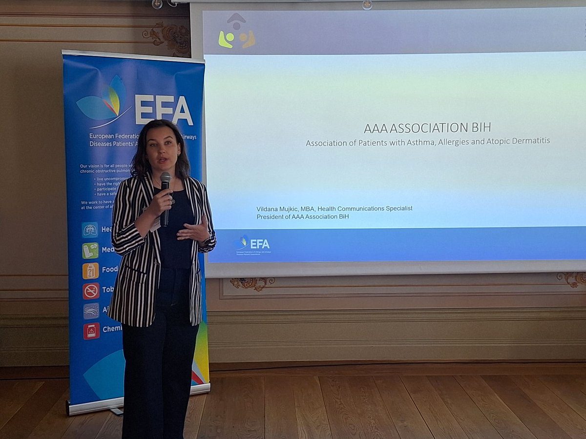 Welcome AAA Association BIH from Bosnia and Herzegovina to #EFACommunity as a new member! AAA Association BIH, representing a unique online community of 10,000 patients with #atopiceczema and advocating for better care, education and research. ➡️ aaa.ba