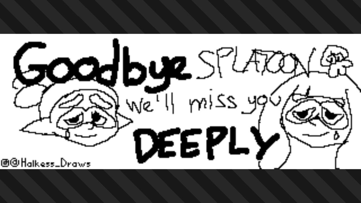 Halkess_Draws's tweet photo. The end of an era... #Splatoon3 #NintendoSwitch https://t.co/xJBgOCk26J