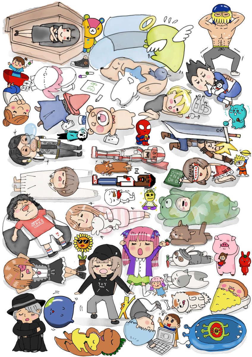 Sleefiサービス終わるってよ😭
今いない人も沢山いるけどこれ描いてた時みんなと絡めて楽しかった〜ありがとね～✨