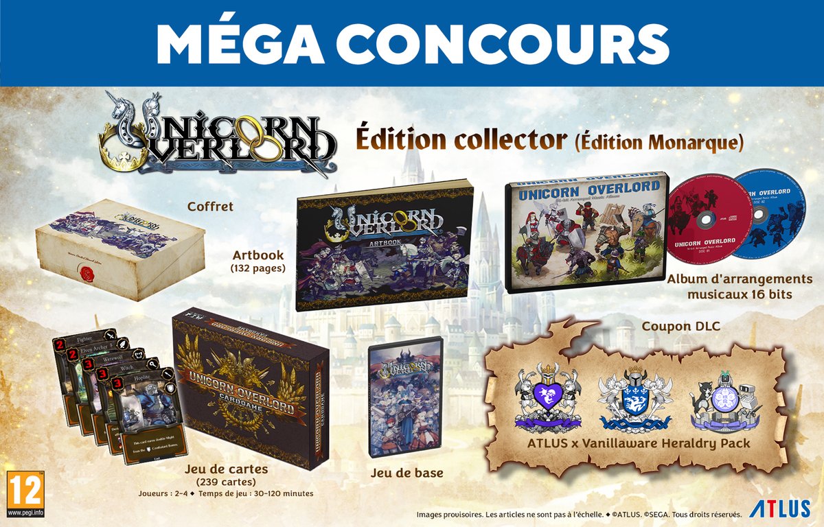 #CONCOURS 🎁

Avis aux amoureux de RPG tactique ! Tentez de remporter l'édition collector d'Unicorn Overlord sur PS5. 🔥 Pour participer : 

➡RT + Follow <a href="/Gameblog/">Gameblog Jeux Vidéo</a>  et <a href="/PLAION_FR/">PLAION France 🎮</a> 

Fin du concours le 15/04. Le gagnant sera tiré au sort dans la foulée. Bonne chance à tous ☘