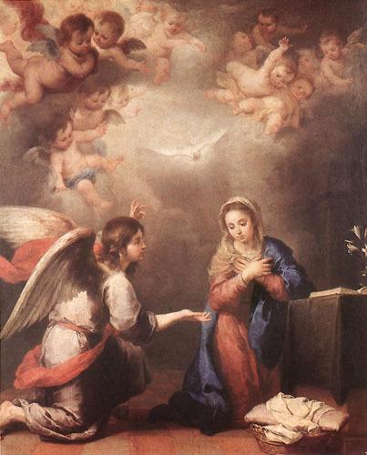 'Behold the handmaid of the Lord: let it be done unto to me according to your word.' The Solemnity of the #Annunciation of the Lord is celebrated on 8 April