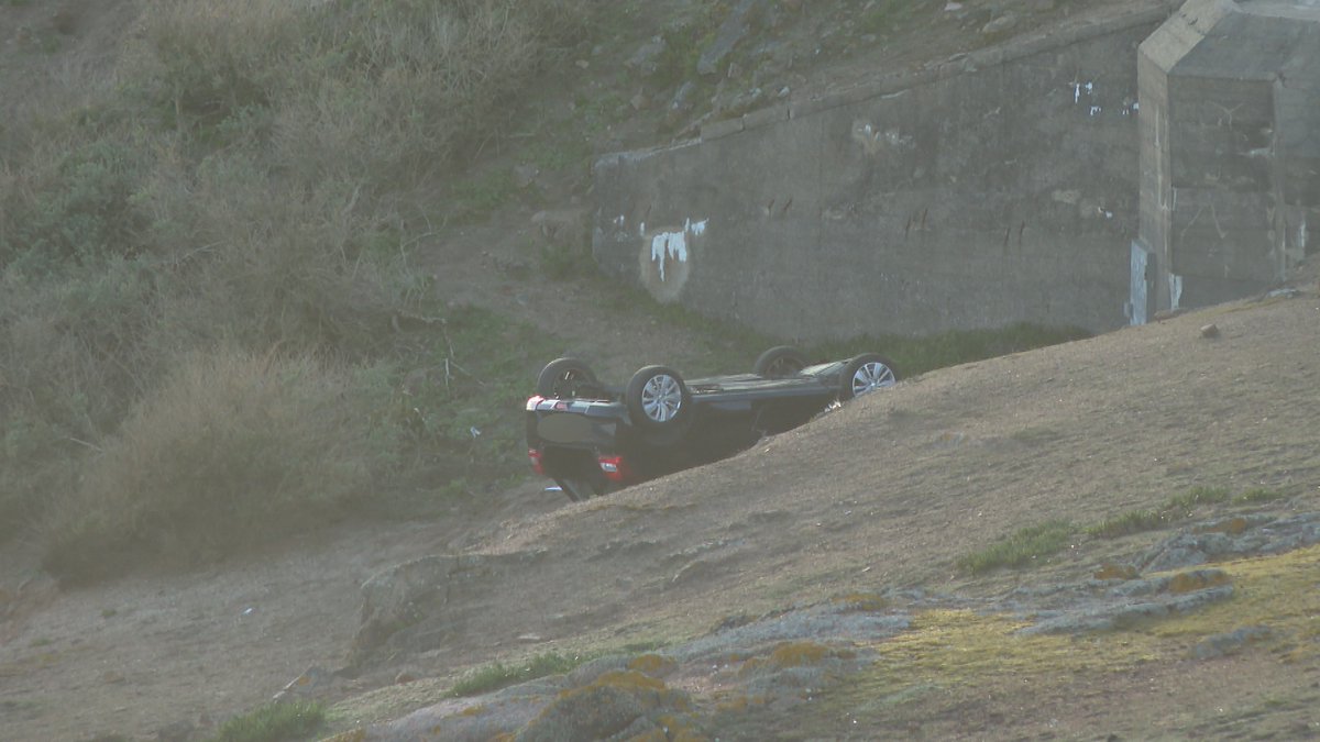 An 84-year-old woman has died and another has been hospitalised after a car fell off a cliff near Jersey's Corbière Lighthouse.

Latest here: bit.ly/4apKZ2C