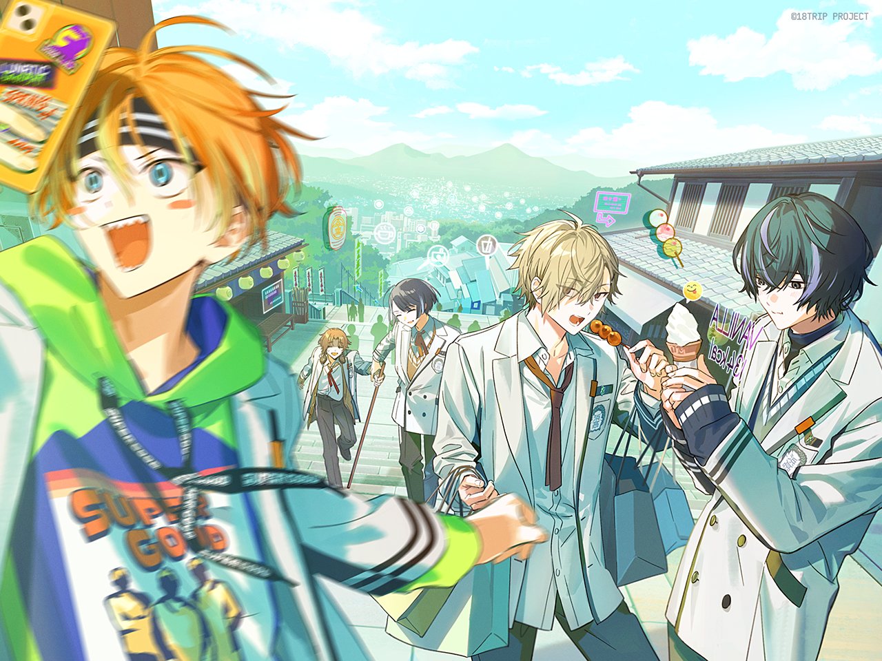 Amazon.co.jp: 18trip チャーム アニカフェ エイトリ 朝班 R1ze