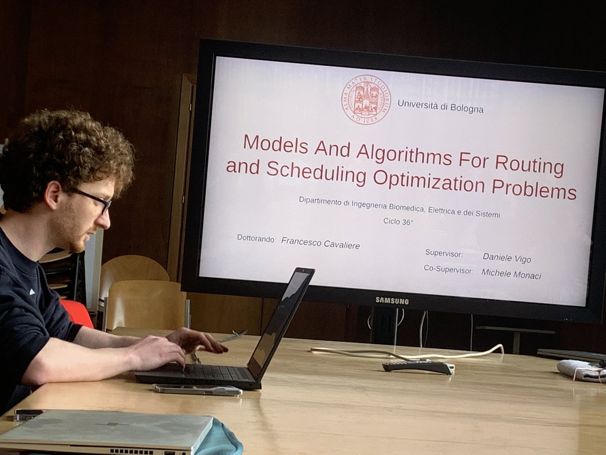 Francesco cavaliere is defending today his phd thesis !!!