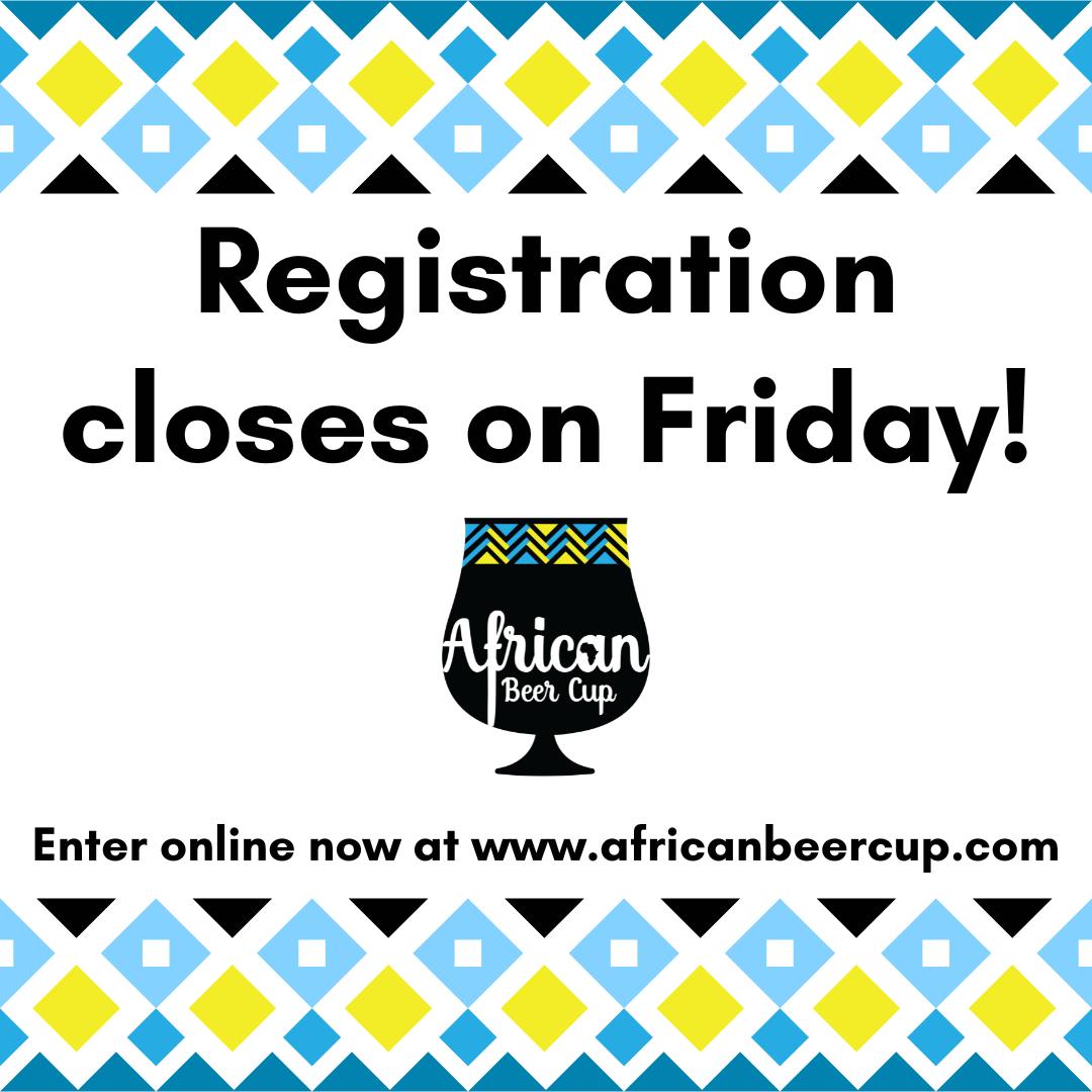 AfricanBeerCup's tweet photo. Calling all commercial brewers across Africa! Registration for the 2024 African Beer Cup closes on Friday 12 April. What are you waiting for?!

Get over to https://t.co/dfUefrCB4f now to enter your beers in the biggest beer competition in Africa! https://t.co/BYXCTsvZy4