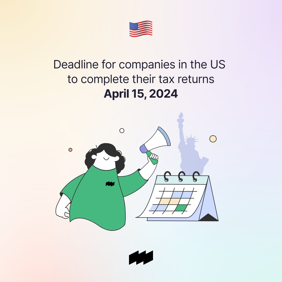 If you still need to file a tax return for your company in the US, act quickly. Remember that it must be completed by April 15, 2024! ⏳   

Click the link to schedule a meeting with our expert team. 👉  bit.ly/3PBEktz   

#workhycom #uscompany #taxreturn #taxseason2024