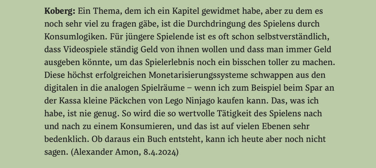 Sehr interessantes Interview, Hat Lust gemacht das Buch von @DerKoberg zu lesen. Debatten über Games werden mit 'Vorurteilen und Halbwissen' geführt derstandard.at/story/30000002…