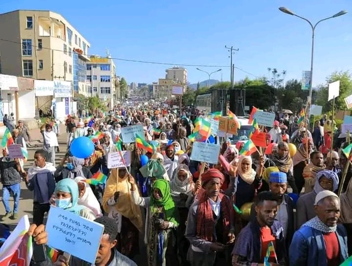 Public rallies undergoing in different areas including #Hawassa, #Dessie and Argoba to support the achievements of the national reform. #ProsperityParty