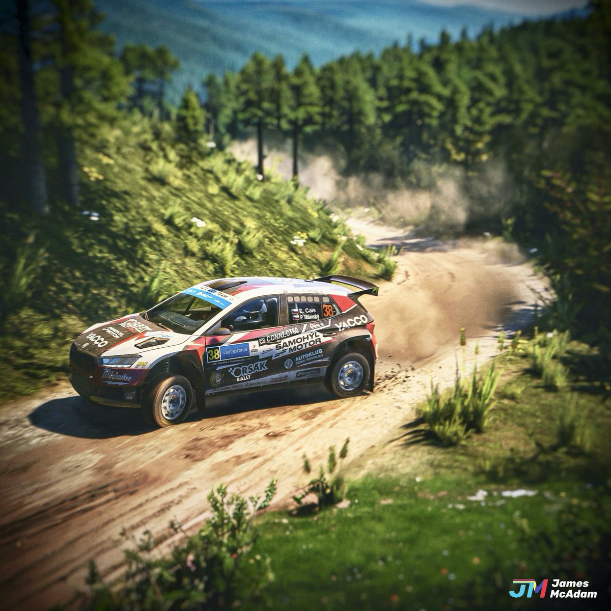 📸 : @CarPuzzler @OfficialWRC @EASPORTSWRC @EA @EAFrance @Codemasters @CaisRally #WRC I #WRCLive | #EASPORTSWRC | #VirtualPhotography | #Rally