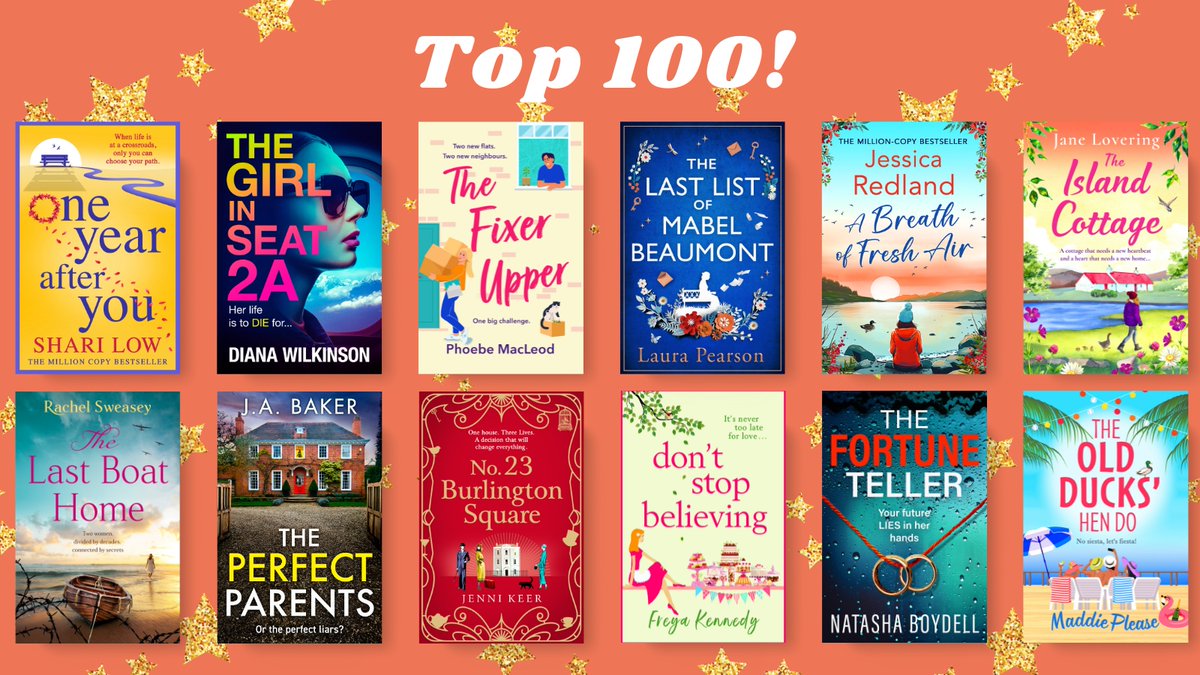 ⭐️KINDLE TOP 100 ⭐️ 12 of our books are in the Kindle Top 100! Congrats @ShariLow, @DiWilkinson2020, @macleod_phoebe, @LauraPAuthor, @JessicaRedland, @JaneLovering, Rachel Sweasey, @thewriterjude, @JenniKeer, Freya Kennedy (@ClaireAllan), @tashboydell and @MaddiePlease1!