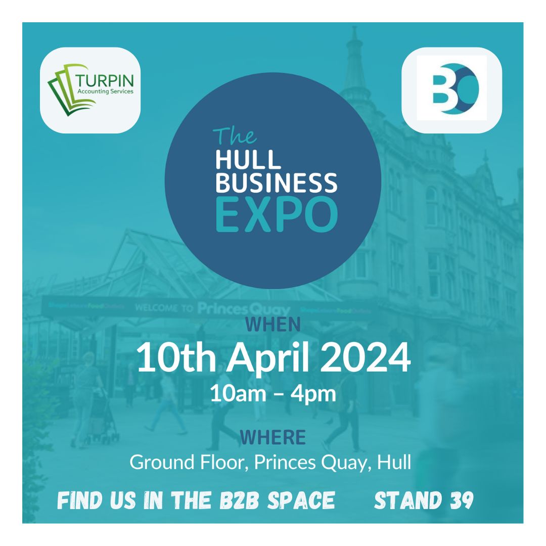 🚀The #HullBizExpo is TWO days away!🚀 Turpin Accounting Services will be attending the Hull Business Expo 🎉Join us at stand 39 to discover the latest innovations and accounting solutions we have to offer. #HullBizExpo #Networking #Innovation