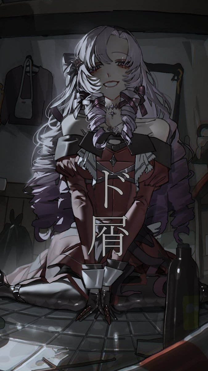 ド屑-なきそ🖤壱百満天原サロメ(cover) なんで❔ 🖤illustration3枚