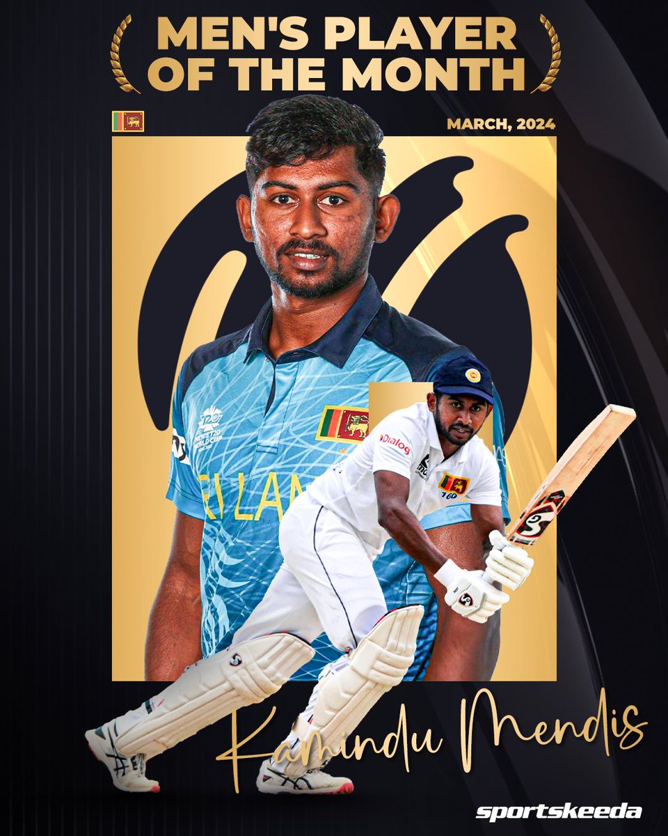 Kamindu Mendis clinches the ICC Men's Player of the Month award for March 2024, showcasing his exceptional performance in the test series against Bangladesh 🎖️ #KaminduMendis #SriLanka
#KLRahul