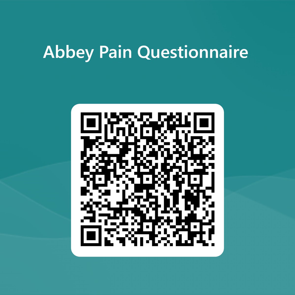 The Acute Pain team have created a short survey for staff to gauge knowledge on the Abbey Pain Scale.

Please take two minutes to complete the survey below forms.office.com/Pages/Response…