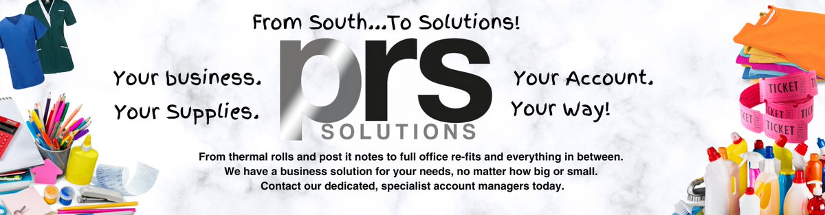 PRSsolutionsX's tweet photo. It is a big week for the PRS team...

Watch this space or contact your account manager for more information!

#websitelaunch #newwebsite #rebranding #suppliernews #accountmanager #businesssupplies #yourbusiness #officesupplies #bespokeprints #merchandise #specialistsupplies https://t.co/MZYCWxTy6U