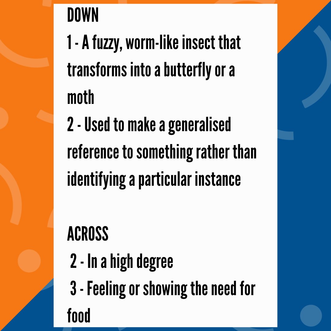 UnitedWayUK's tweet image. It's Monday again which means one thing - it's Reading Riddles time 📚

This week's Reading Riddle is a famous tale of an individual who just couldn't stop eating 🍎

Can you or your children figure out what the book title is? Let us know in the comments below 👇

#ReadingRiddles