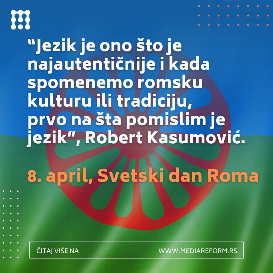 Na #WorldRomaDay podsećamo na bogatu romsku kulturu i tradiciju kroz naš serijal Romanipe: mediareform.rs/robert-kasumov…