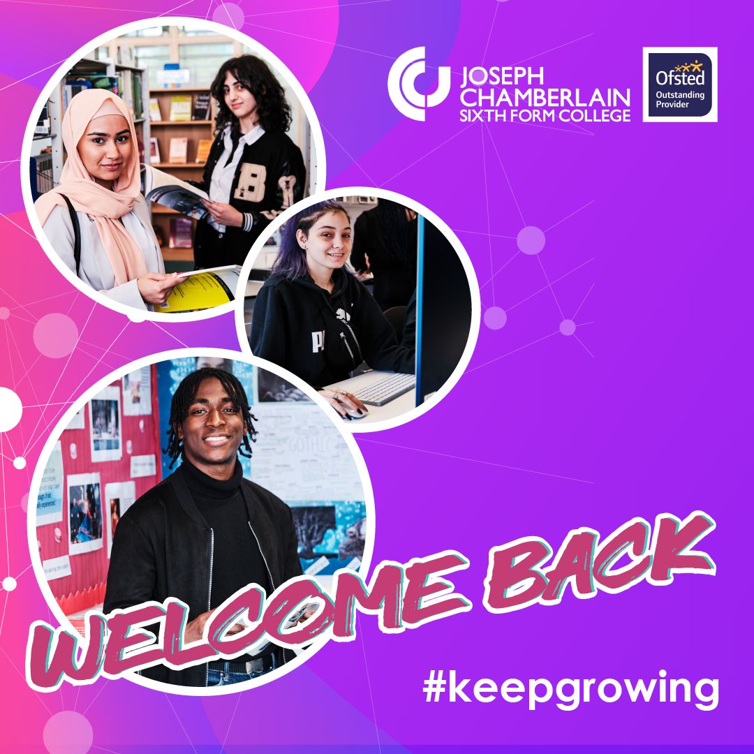 Welcome back to all our students! 👋 👋 We're glad to be back, open the doors to our students and excited to start a new term! 🙌 💫 #keepgrowing #studentlife #collegelife #summerterm #birminghamoutstanding #ofstedoutstanding