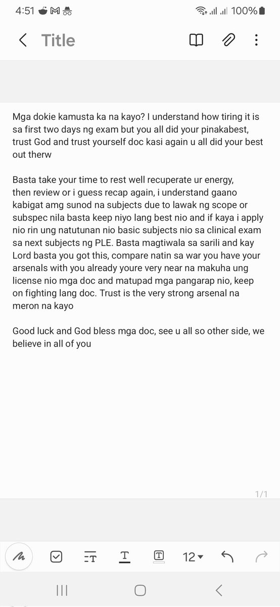 PPCMD2's tweet photo. For PLE2024 takers
My message
#PLE2024
#LicensedMD2024
#PLEApril2024
#April2024PLE
#Medtwt
#studytwtph
#MedtwitterPH https://t.co/H9IxqJEUuP