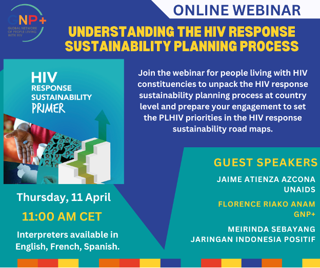 Have you secured your spot yet?

Join our webinar to understand how HIV response sustainability planning is happening at the country level. We will unpack the process and help you prepare to set priorities for a sustainable future!

🗓️: April 11, 2024 
⏲️: 11:00 AM CET