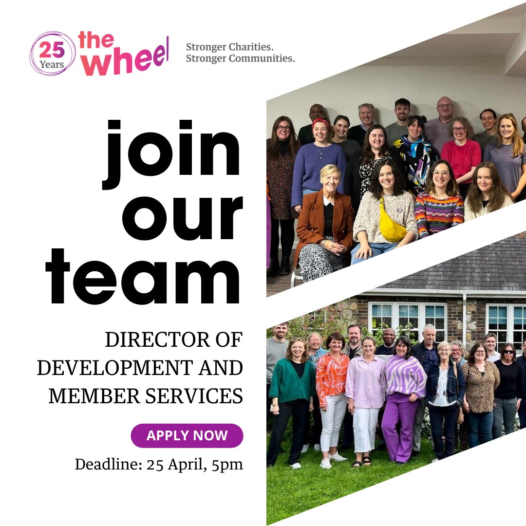 Thinking about a change? Would you like to become part of a movement of people and organisations who believe that by working together we can shape Ireland’s future? Join our team: wheel.ie/jobs/director-… #Jobfairy #DublinJobs #hiring #HybridJobs #Jobsfairy
