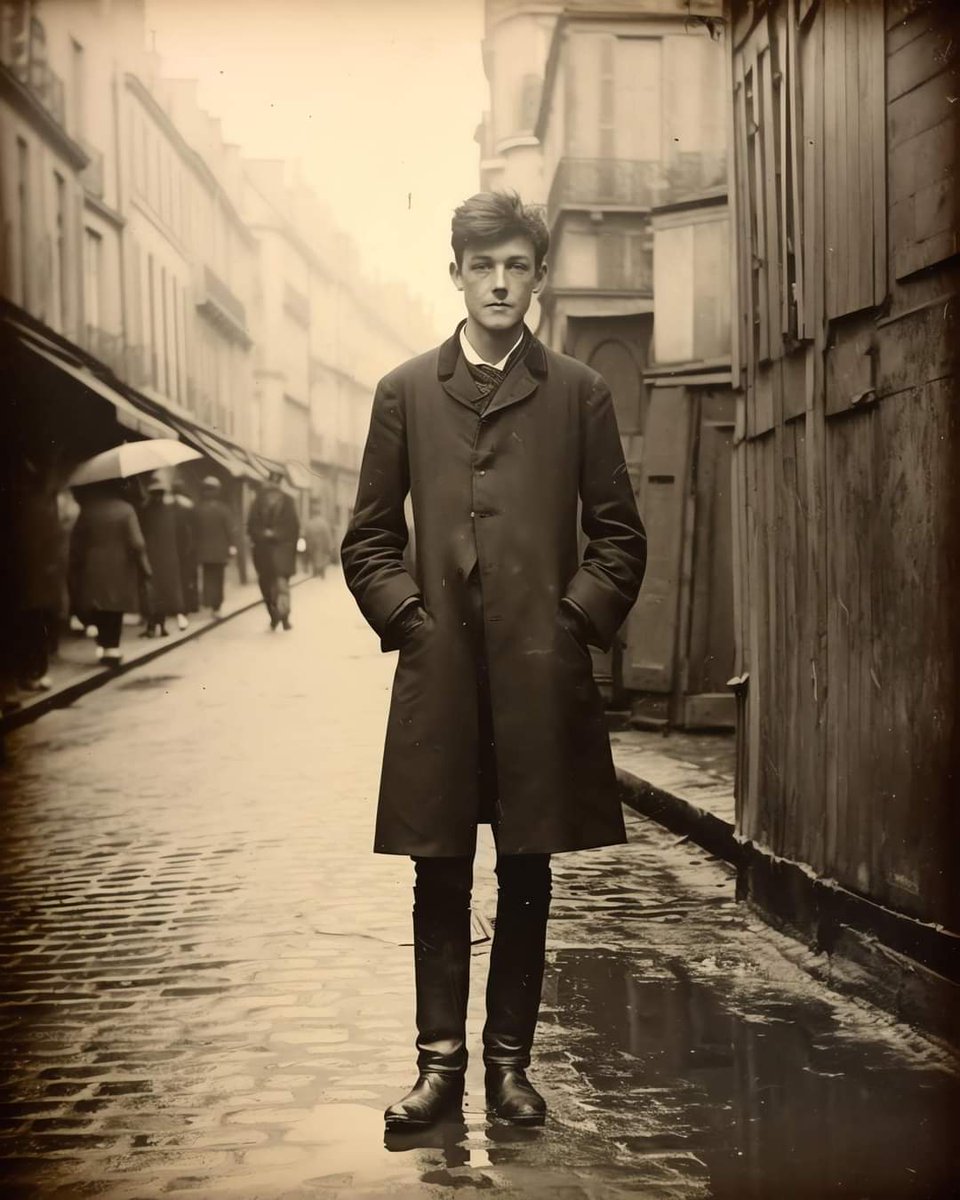 AI tarafından oluşturulmuş bir Arthur Rimbaud fotoğrafı