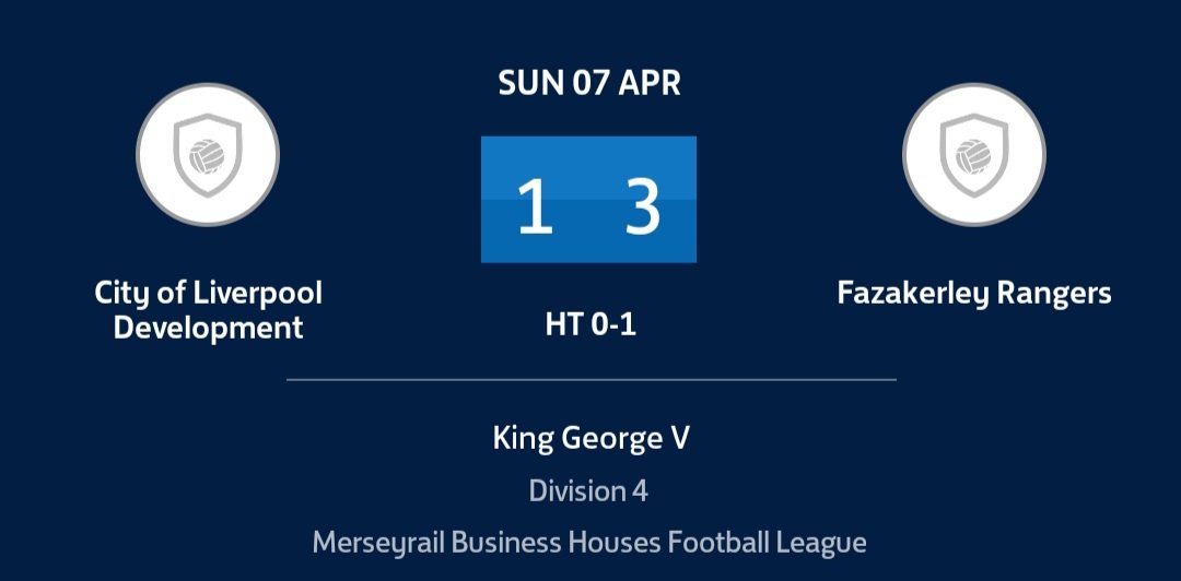 A great game of football yesterday from the lads against tough opponents.They are really starting to put on some great team performances. 100% from everyone yesterday and pressed from the first whistle.

MOTM - Callum
⚽️ Paddy
⚽️ Matty
⚽️ Kieran
<a href="/BusinessHouses2/">Merseyrail Business Houses League</a> 
@COLFC_DevSquad