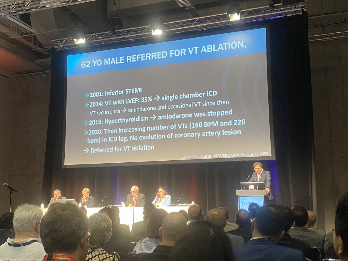 @PaoloDellaBell1 @wgstevenson @FredSacher_EP showing nicely their approaches to ICM-VT! #EHRA2024 #EHRA_ESC #EPeeps #Arrhythmias #electrophysiology