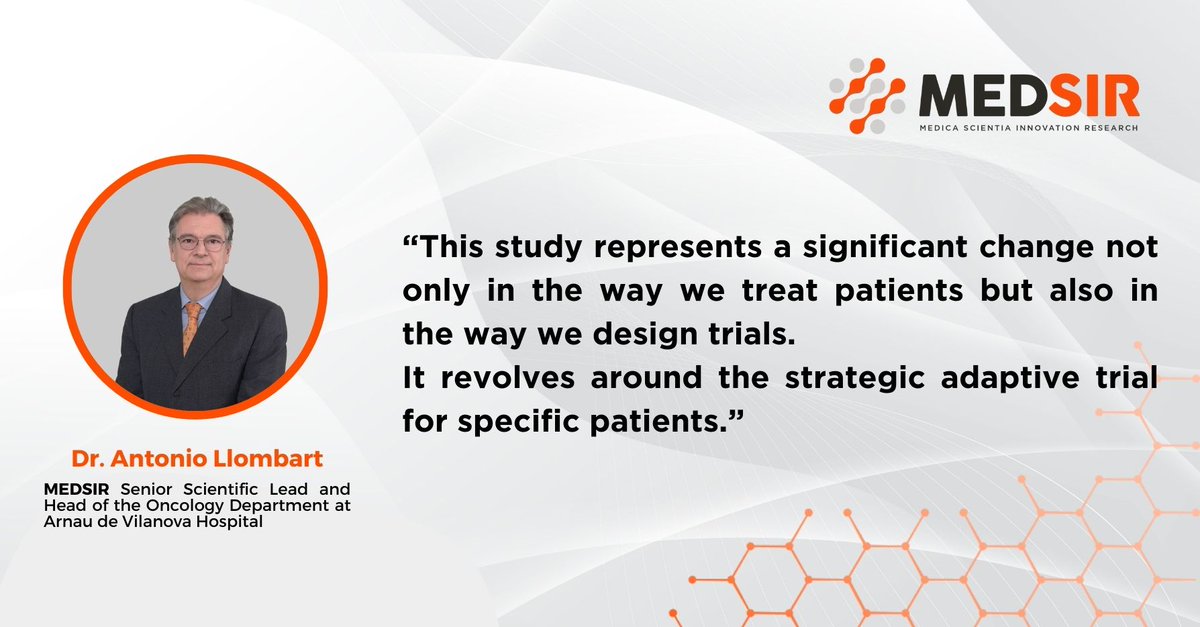Dr. Antonio Llombart, MEDSIR Medical Associates and Scientific Leaders of the #PHERGain trial highlights the trial after its publication in @TheLancet. Read the publication in The Lancet: thelancet.com/journals/lance… #BreastCancer #OncologyResearch #cancerresearch #clinicaltrials