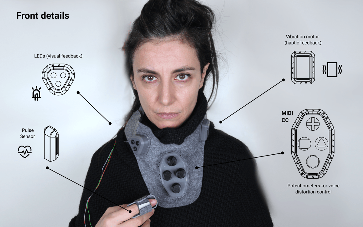 Chihauccilconte's tweet photo. I worked with @eleonora_amianto a while ago on a project named "below58BPM". @unipd @deiunipd , more info here - https://t.co/vglunOW2Dm - #uidesign #HCI #frontiers #research #uxdesign #accessibility #research #design #wearable #midi #pulsesensor #esp32 #arduino #puredata #audio https://t.co/dNpHmfhN7Q