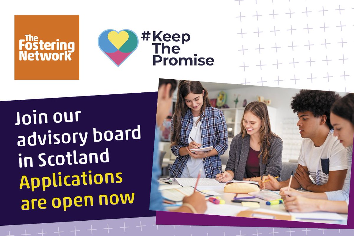 Applications are OPEN! We are looking for passionate young people (ages 16-21) to join our Young Peoples Advisory Board. If you have experience of foster care or are the child of a foster carer, we want to hear from you! Email Zoe for an info pack (zoe.roy@fostering.net)