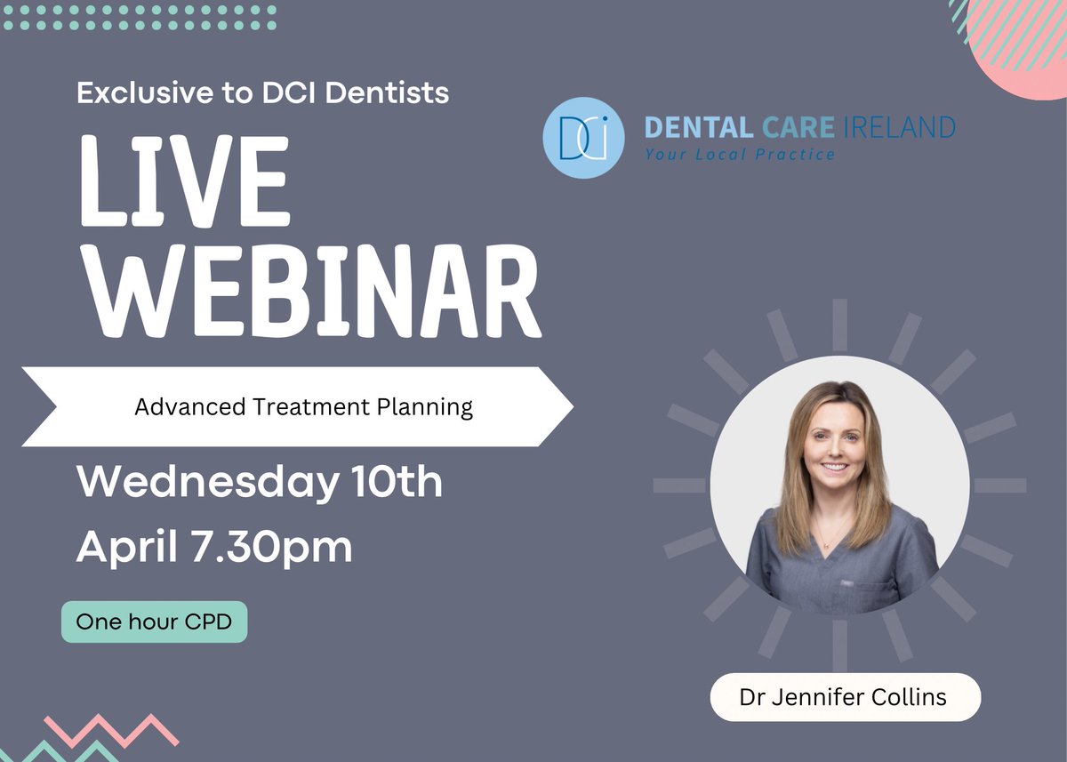 Thrilled to be delivering my first ever webinar this Wednesday exclusive to Dental Care Ireland dentists 😇 Such an important topic and looking forward to it ! #dentaleducation #dentalcpd #dentalcoaching @DentalCareIrl