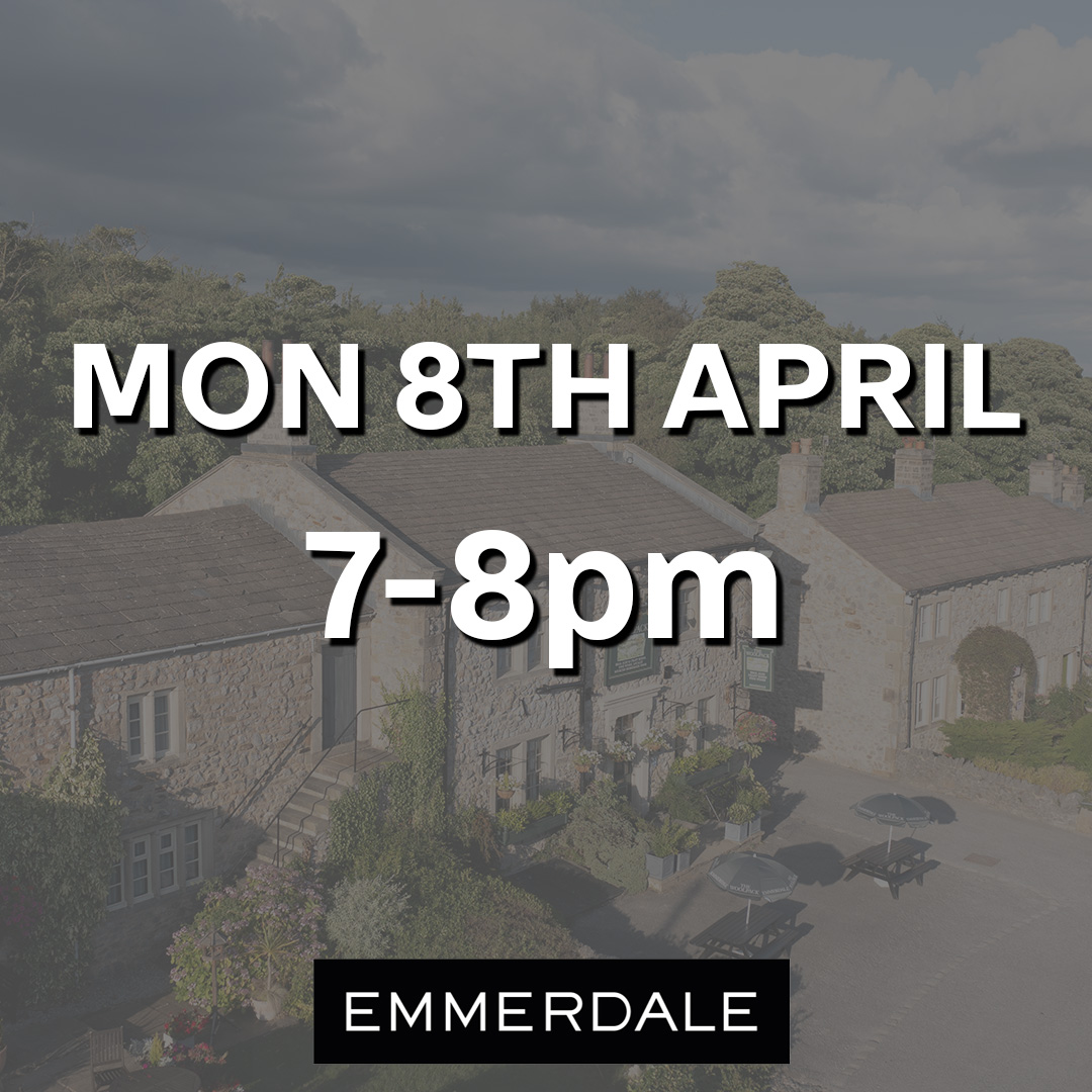 We aren't on tomorrow 😢 But don't worry because we're on for an hour tonight! 🥳 #Emmerdale